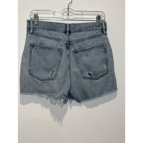 All saints Yanni Denim High Waist Cut-off Shorts Women's Plus Size 27 - Picture 4 of 12